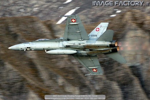 2007-10-11 Axalp Shooting Range 0106 FA-18C Hornet